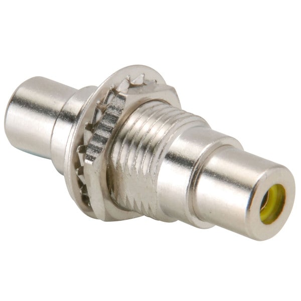 Main product image for RCA Bulkhead Female To Female Yellow 090-273